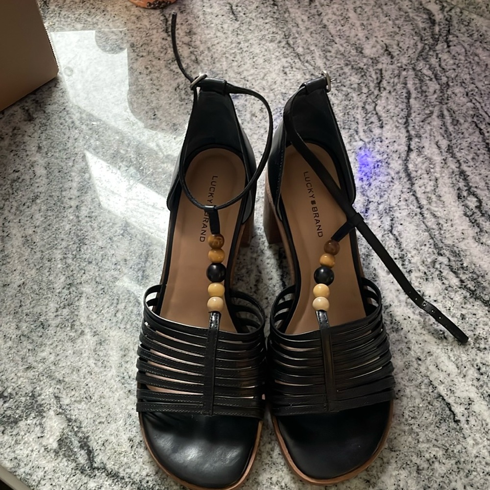 Lucky Brand block heel shoes